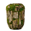 urne i naturlig bark